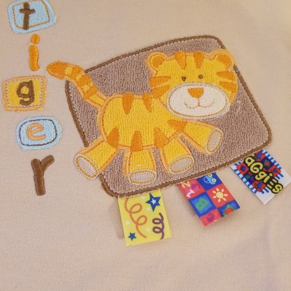NWT Taggies Tiger Onesie Size 3-6 mo. - Picture 5 of 6